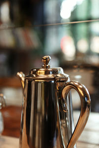 Close-up of coffee on table