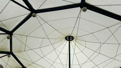 Low angle view of ferris wheel against sky