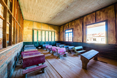 Interior of office building