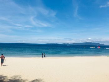 Scenic view of beach
