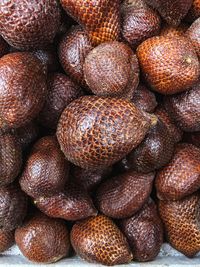 Snake fruits for sale in market