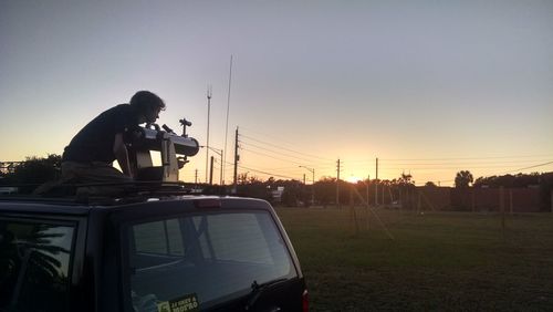 View of sky at sunset