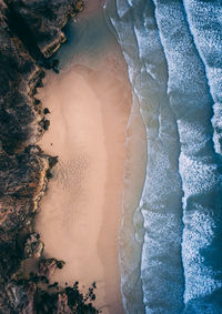 Aerial view of a desert