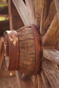 Close-up of wood