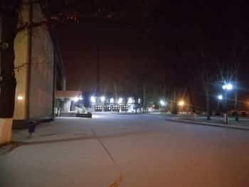 Street light at night