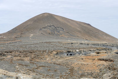 Montana de guenia at lanzarote in the canary islands