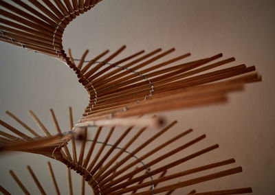 Close-up of spiral metal