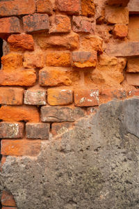 Full frame shot of stone wall