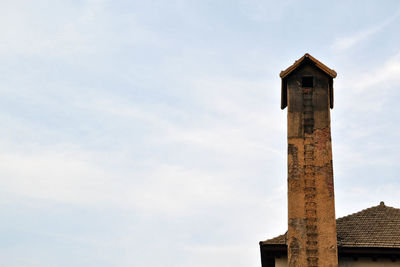 Low angle view of historic building against sky