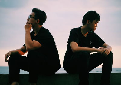 two people