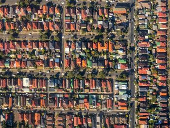 Full frame shot of houses in city