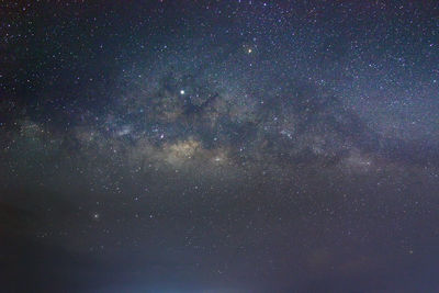 Low angle view of stars in sky