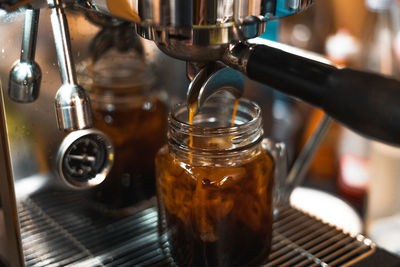 Close-up of coffee cups