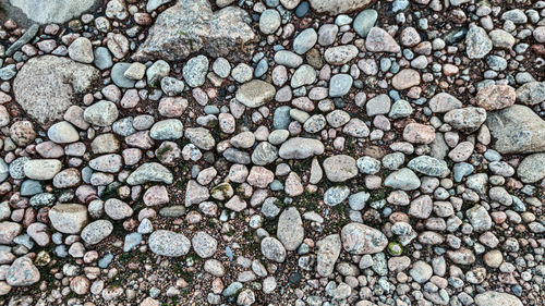 Full frame shot of stones