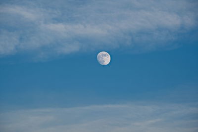 Low angle view of blue sky