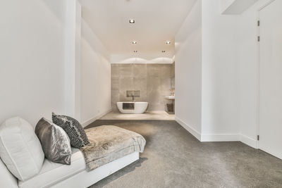 Interior of luxury bathroom