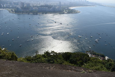 High angle view of a city