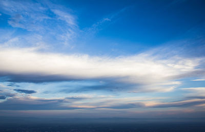 Low angle view of clouds in sky