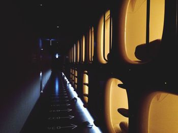 Underground subway station