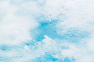 Low angle view of clouds in sky