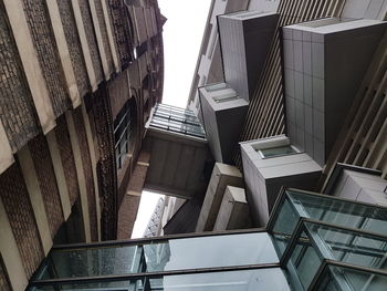 Low angle view of buildings against sky