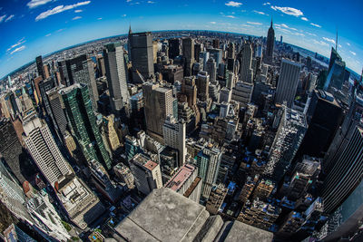 Aerial view of cityscape