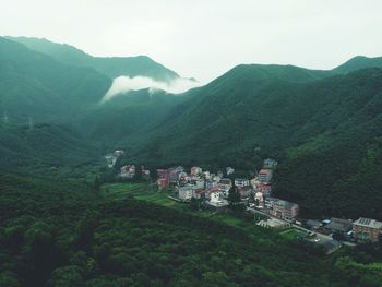 Scenic view of mountains