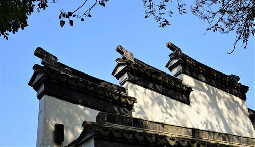 Low angle view of building against sky