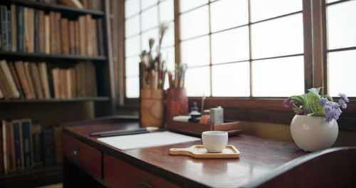 Utensils on table