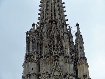 Low angle view of historical building against clear sky