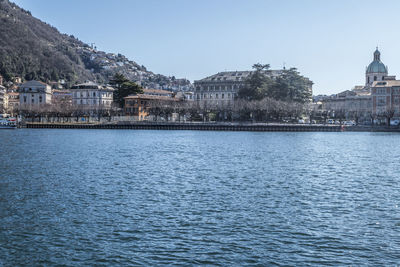 Lake front of como