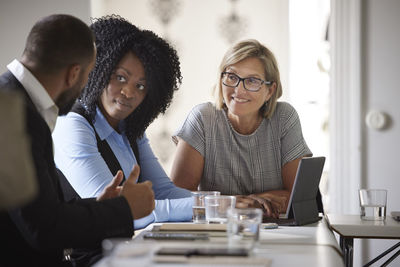 Business people at meeting