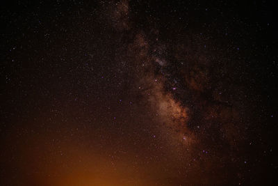 Low angle view of stars in sky