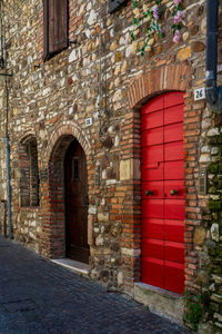 Entrance of old building