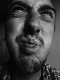 Close-up portrait of man