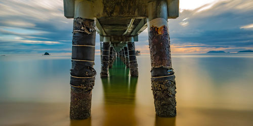 Reflection of water in sea against sky