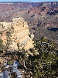 High angle view of landscape