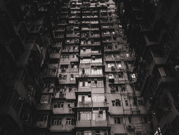 Low angle view of buildings in city