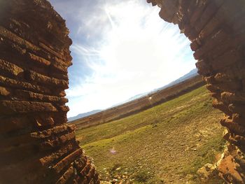 View of built structure against sky