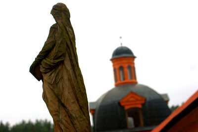 Low angle view of statue