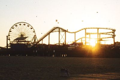 View of ferris wheel against sky