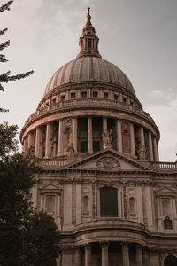 Low angle view of building against sky