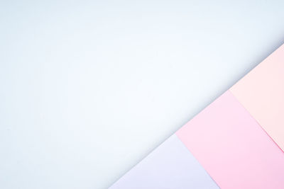 High angle view of multi colored paper