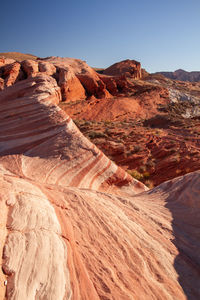 Scenic view of rock formations