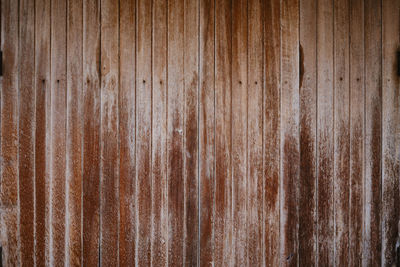 Full frame shot of wooden planks