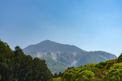 Mount buko or buko-zan. chichibu city, saitama prefecture, japan