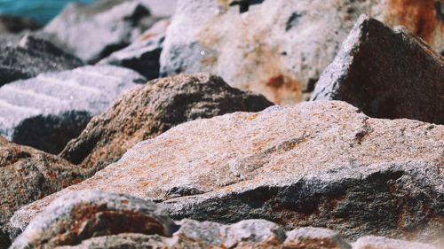 Detail shot of rocks