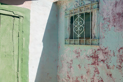 Full frame shot of old house