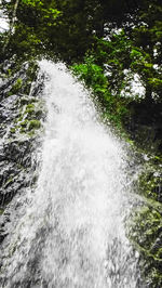 River flowing through rocks