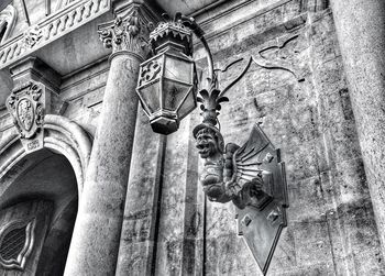Low angle view of statue